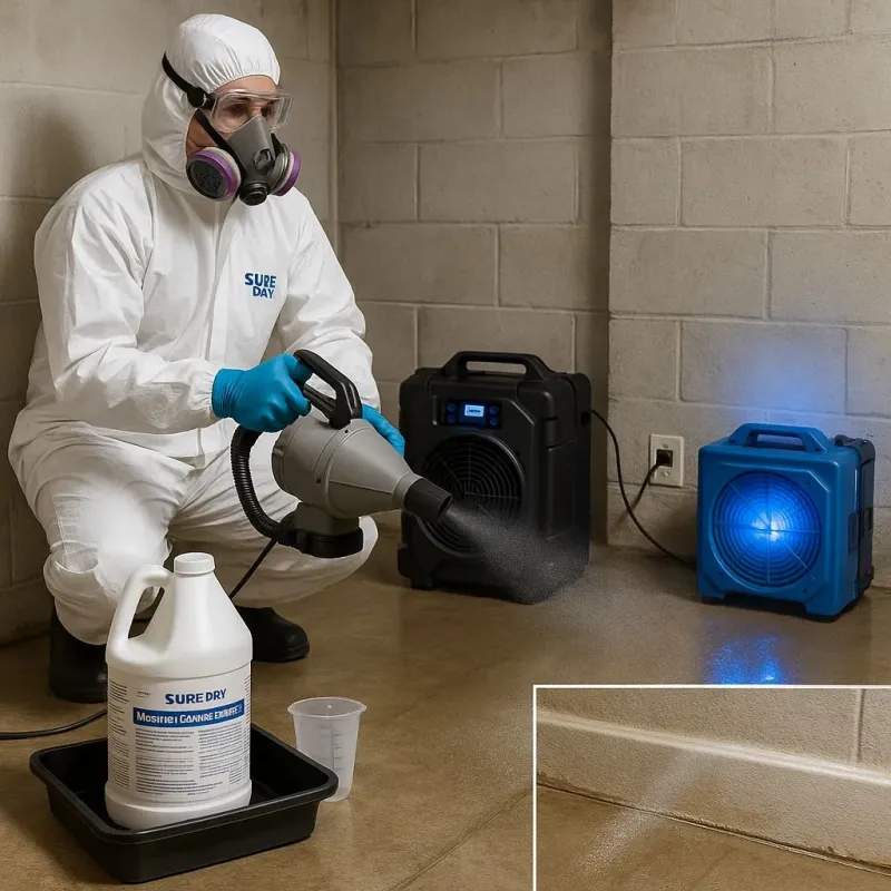 Sanitization and Odor Removal process in Brentwood, MO