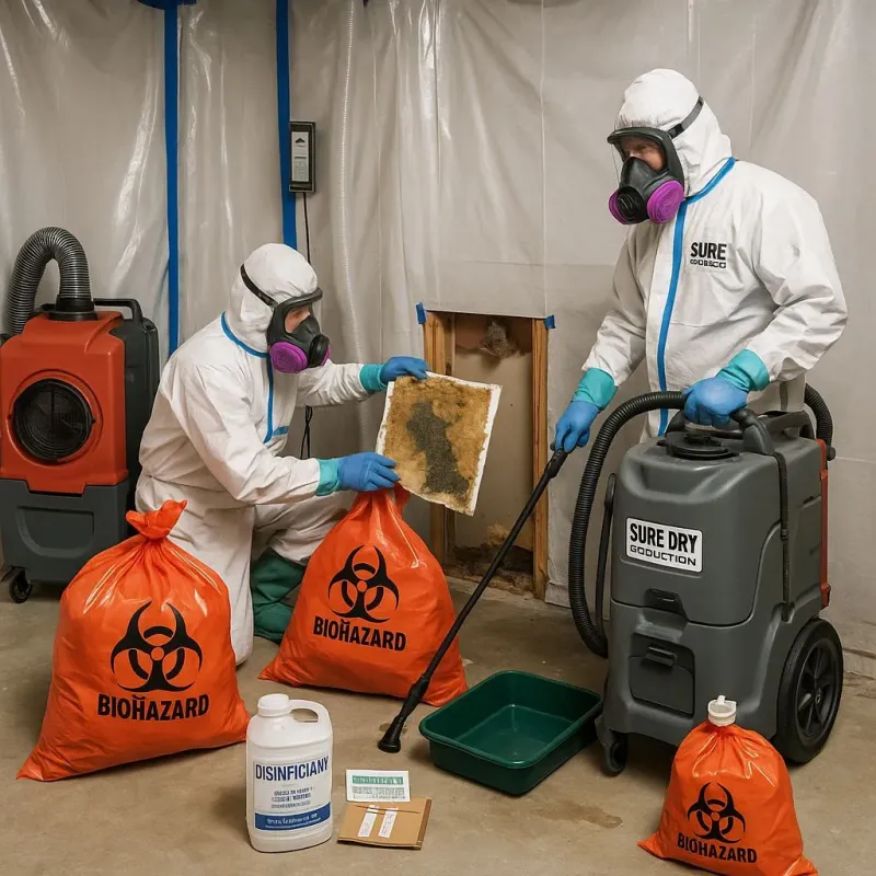 Contaminated Water Handling Protocols process in Brentwood, MO