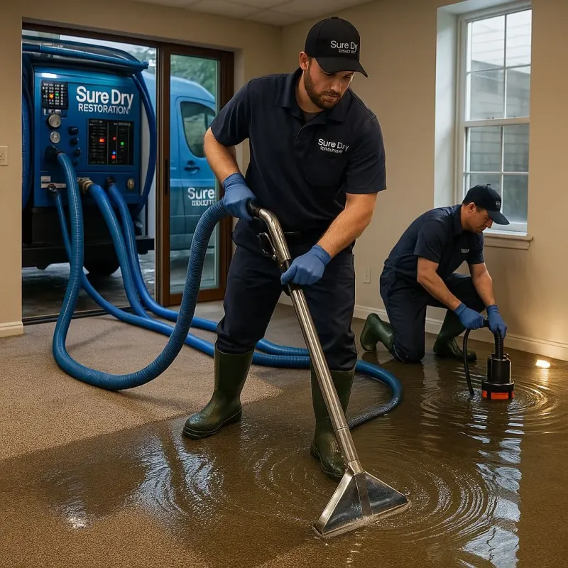 Water Extraction and Removal process in Brentwood, MO
